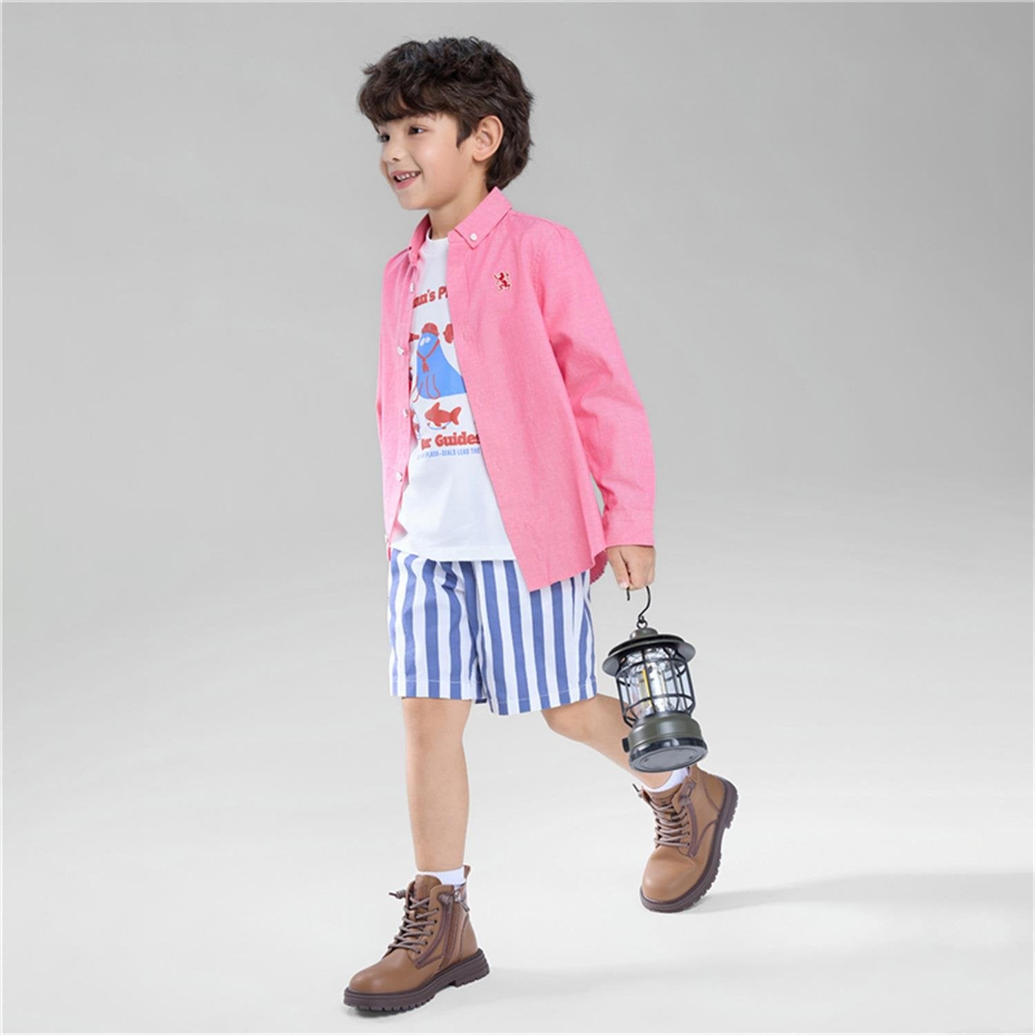 Junior's Regular Fit Embroidered Oxford Shirt - Image 2