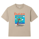 Junior's Crew Neck Short Sleeve Relaxed Print Tee - Image 1