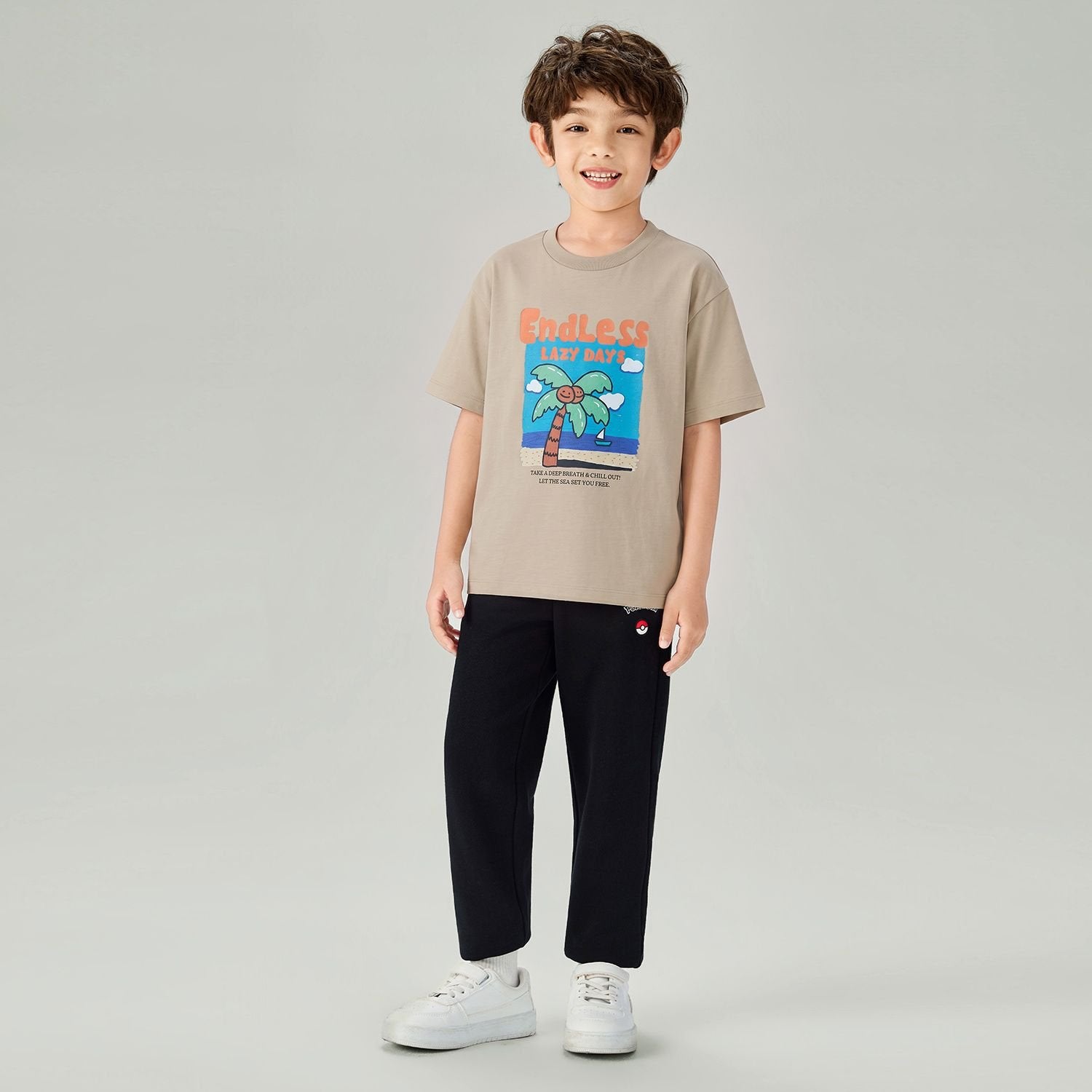 Junior's Crew Neck Short Sleeve Relaxed Print Tee - Image 6