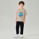 Junior's Crew Neck Short Sleeve Relaxed Print Tee - Image 6