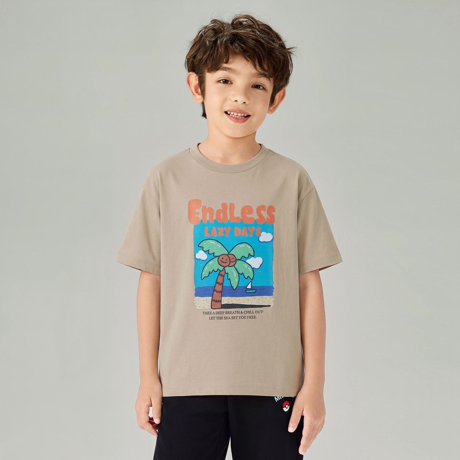 Junior's Crew Neck Short Sleeve Relaxed Print Tee - Image 7