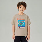 Junior's Crew Neck Short Sleeve Relaxed Print Tee - Image 7