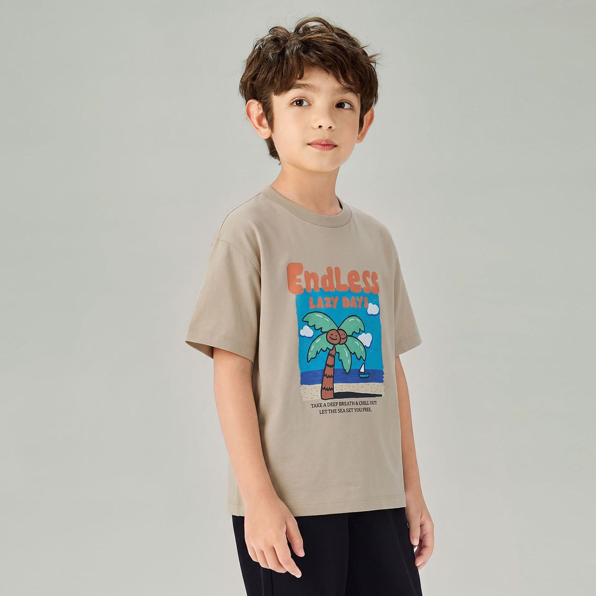 Junior's Crew Neck Short Sleeve Relaxed Print Tee - Image 8