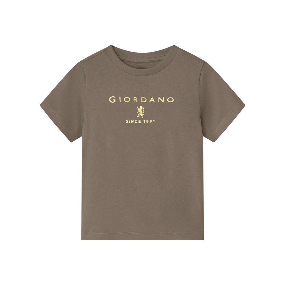 Junior's Regular Fit Cotton Crew Neck Printed Tee - Image 1