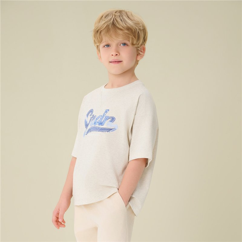 Junior's Oversize Cotton Graphic Tee - Image 3