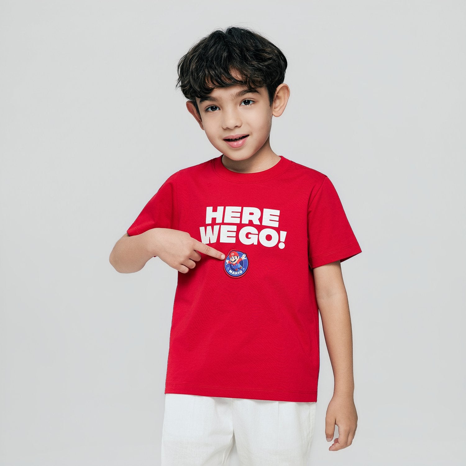 Junior Super Mario Regular PrintTee - Image 1