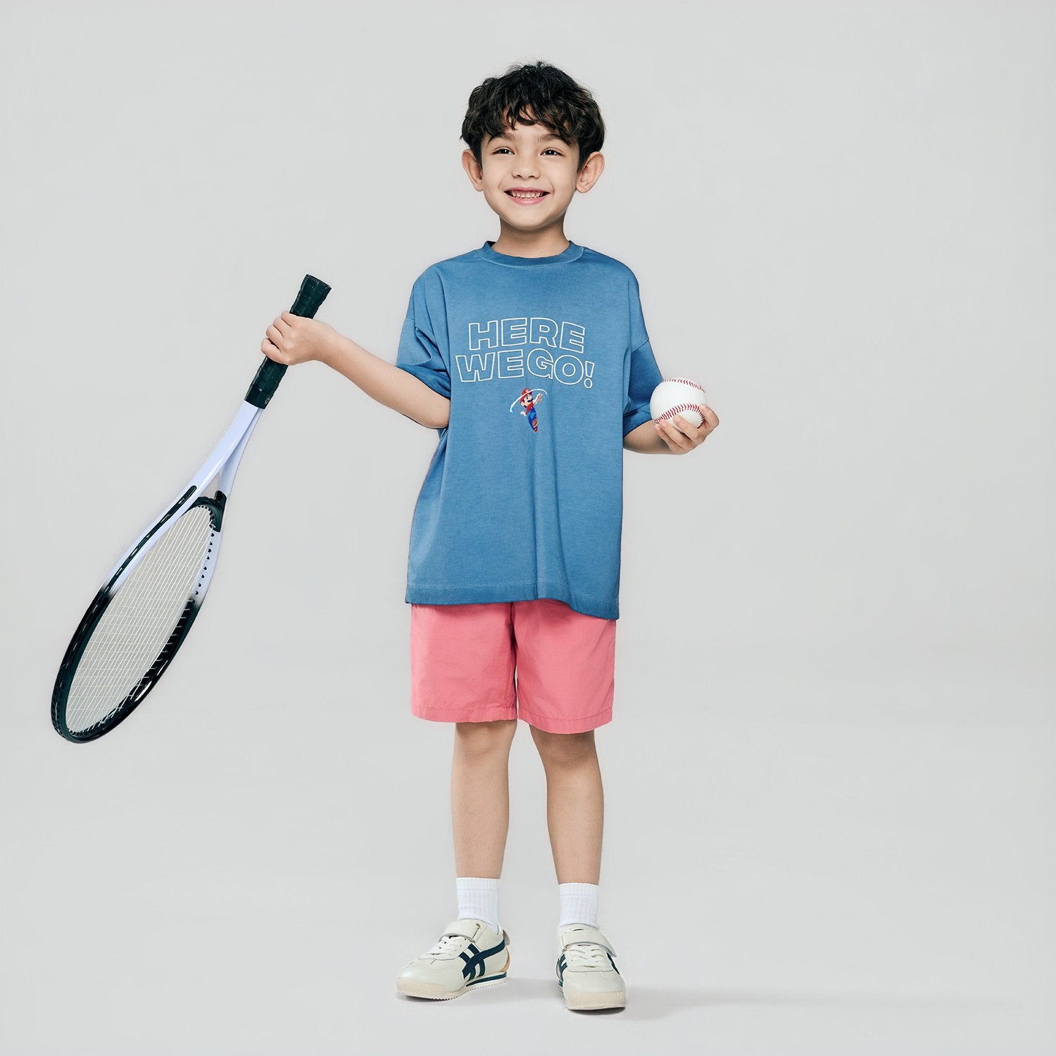 Junior Super Mario Oversized PrintTee - Image 4