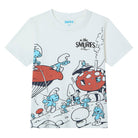 Junior's Regular Fit Smurfs Print Crew Neck Tee - Image 7