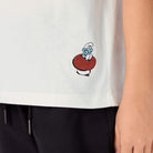 Junior's  Relaxed Fit Raglan Sleeve Smurfs Print Crew Neck Tee - Image 4