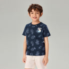 Junior's Relaxed Fit Smurfs Print Crew Neck Tee - Image 3