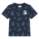 Junior's Relaxed Fit Smurfs Print Crew Neck Tee - Image 6