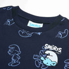 Junior's Relaxed Fit Smurfs Print Crew Neck Tee - Image 8