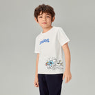 Junior's Relaxed Fit Smurfs Print Crew Neck Tee - Image 3