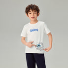 Junior's Relaxed Fit Smurfs Print Crew Neck Tee - Image 7
