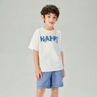 Junior's Relaxed Fit Smurfs Print Crew Neck Tee - Image 4