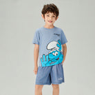 Junior's Relaxed Fit Smurfs Print Crew Neck Tee - Image 2