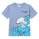 Junior's Relaxed Fit Smurfs Print Crew Neck Tee - Image 6