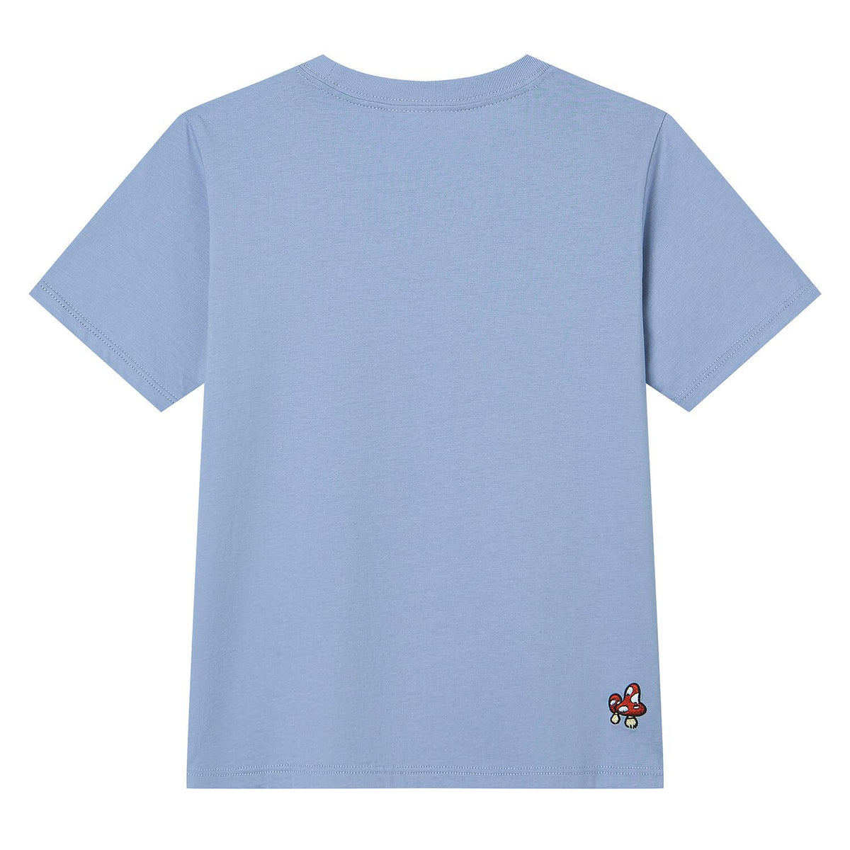 Junior's Relaxed Fit Smurfs Print Crew Neck Tee - Image 7
