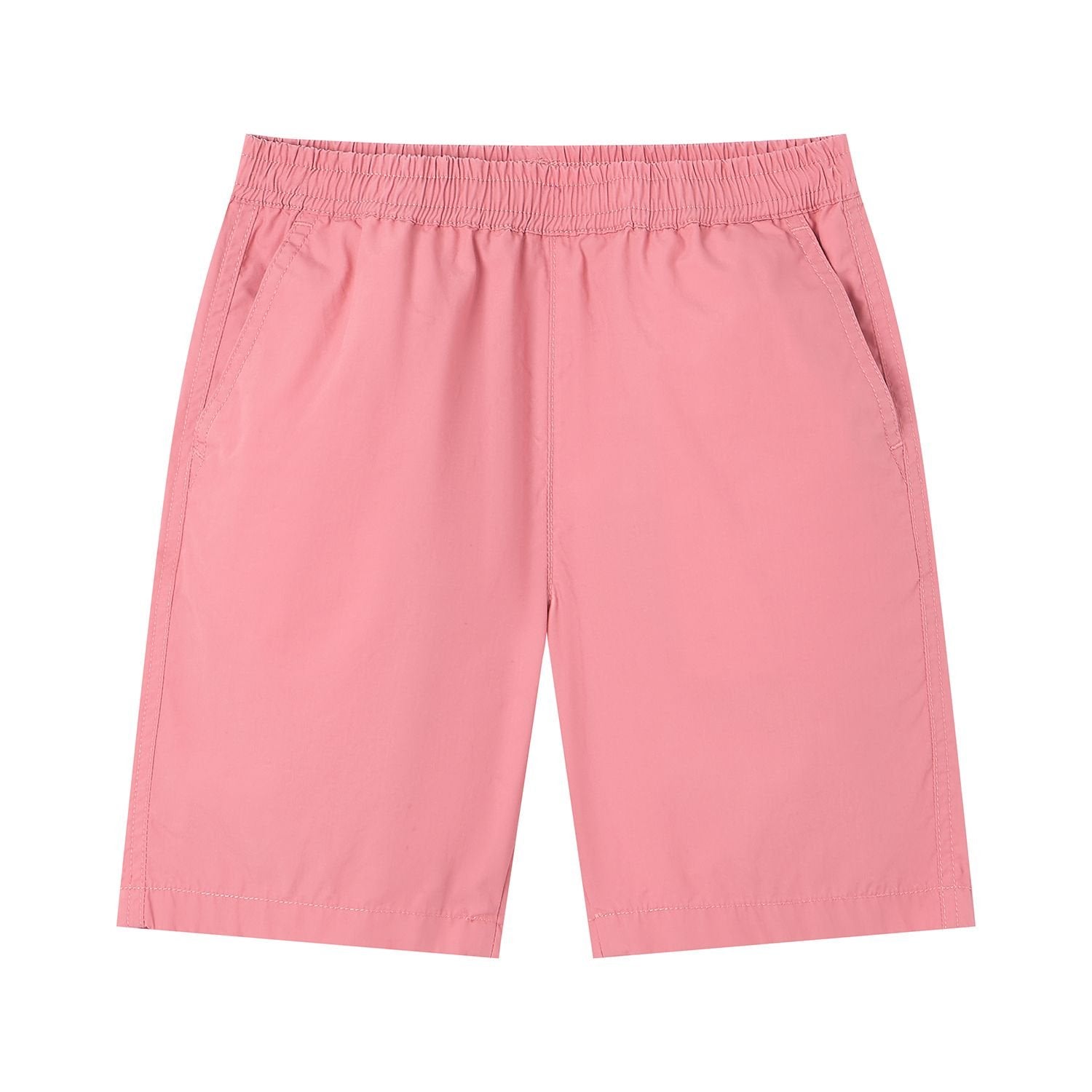 Junior's  Mid-Rise Regular Fit Elastic Waist Shorts - Image 3