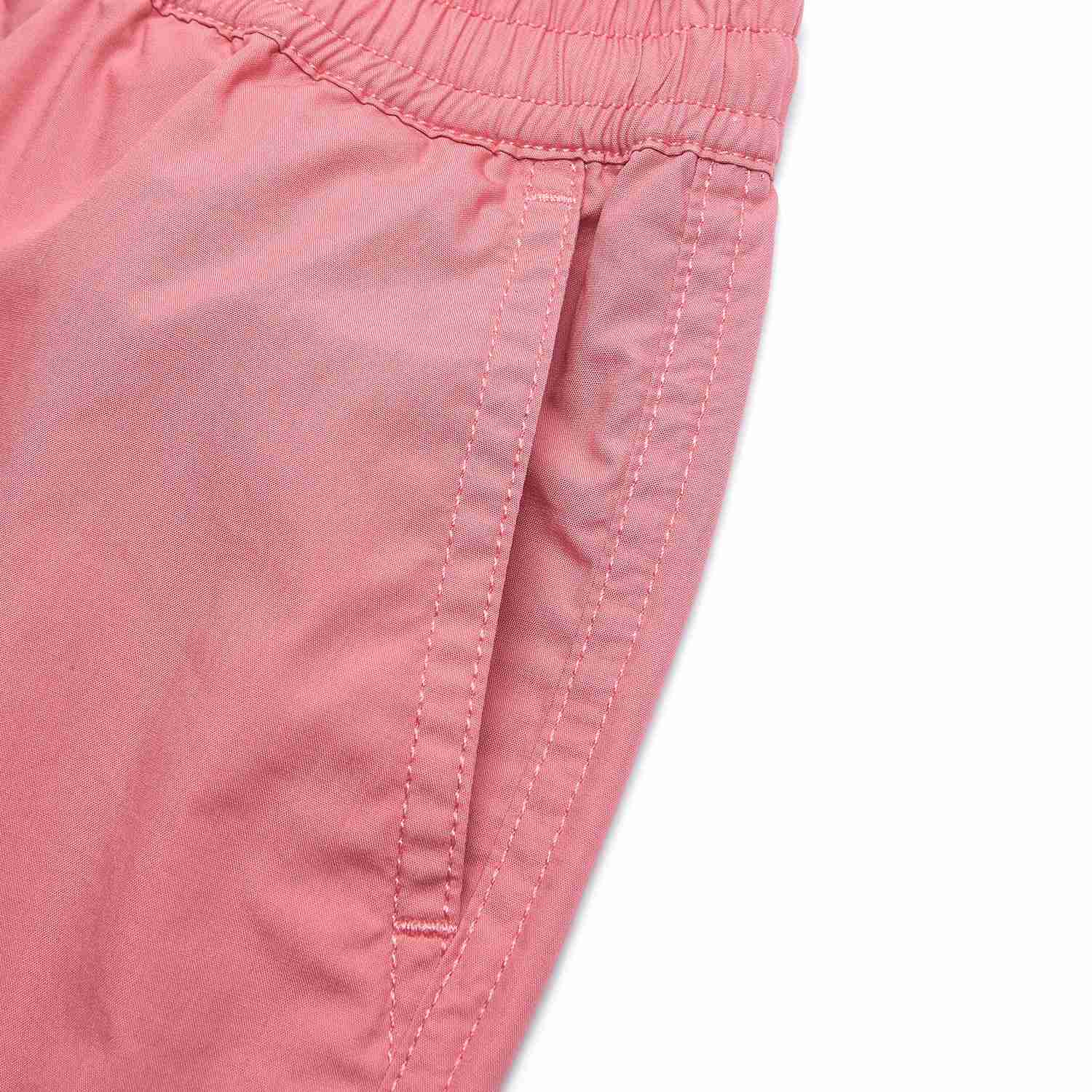 Junior's  Mid-Rise Regular Fit Elastic Waist Shorts - Image 6