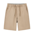 Junior's Cotton Twill Drawstring Shorts with Elastic Waist - Image 1