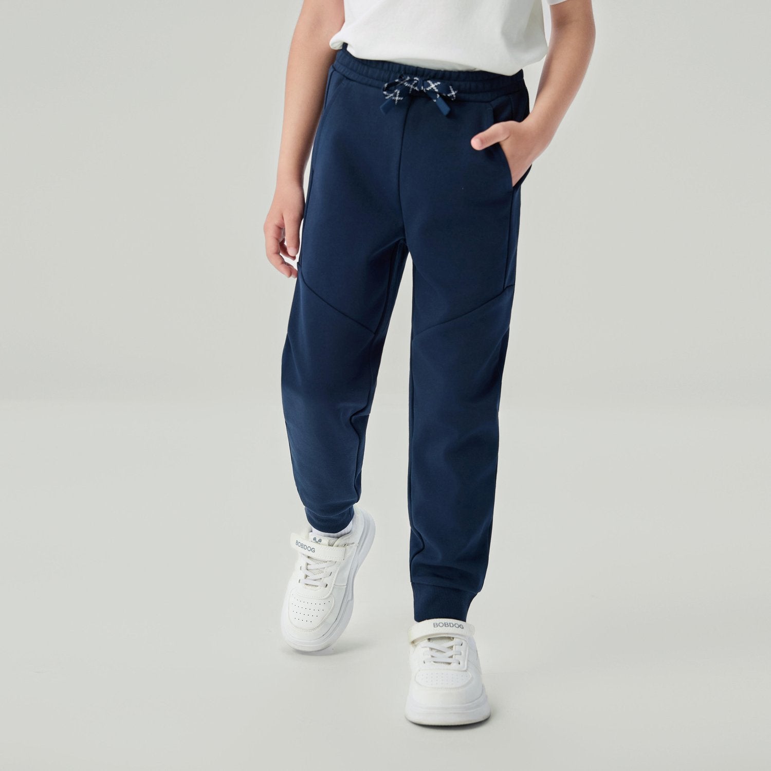 Junior's Stretch Jacquard Interlock Mid Rise Regular Fit Jogger - Image 3