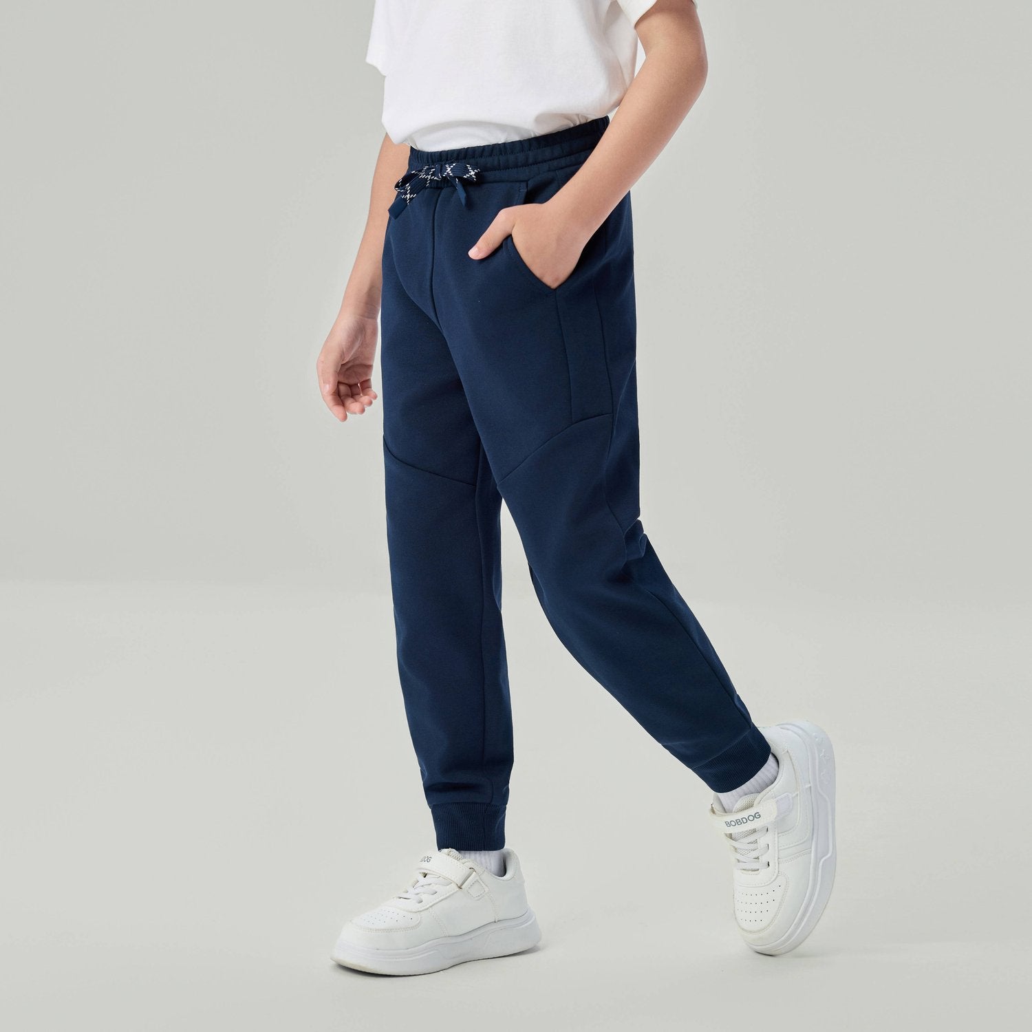 Junior's Stretch Jacquard Interlock Mid Rise Regular Fit Jogger - Image 4