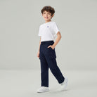 Junior's Relaxed Straight Elastic Waist Pants - Image 1