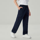 Junior's Relaxed Straight Elastic Waist Pants - Image 4