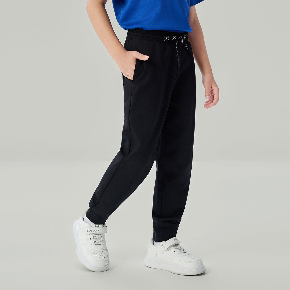 Junior's Interlock Regular Taper Elastic Waist Jogger - Image 2