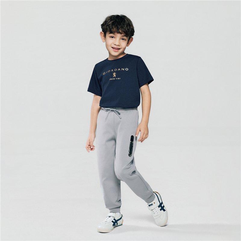 Junior's Interlock Regular Taper Elastic Waist Jogger - Image 2