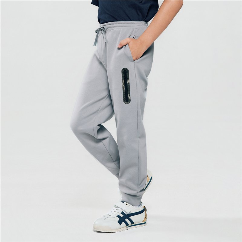 Junior's Interlock Regular Taper Elastic Waist Jogger - Image 4
