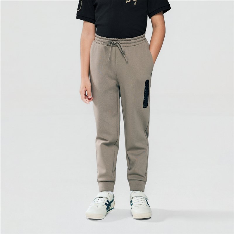 Junior's Interlock Regular Taper Elastic Waist Jogger - Image 1