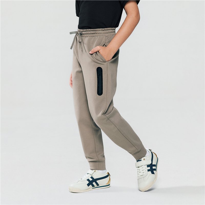 Junior's Interlock Regular Taper Elastic Waist Jogger - Image 4