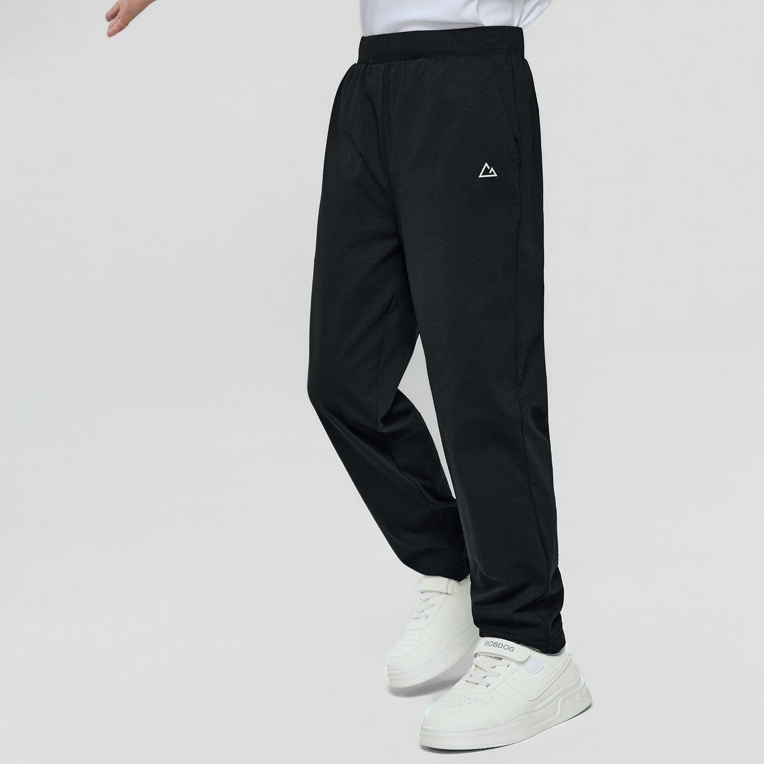 Junior Polyester Mid Rise Regular Taper Elastic Waist Jogger - Image 1