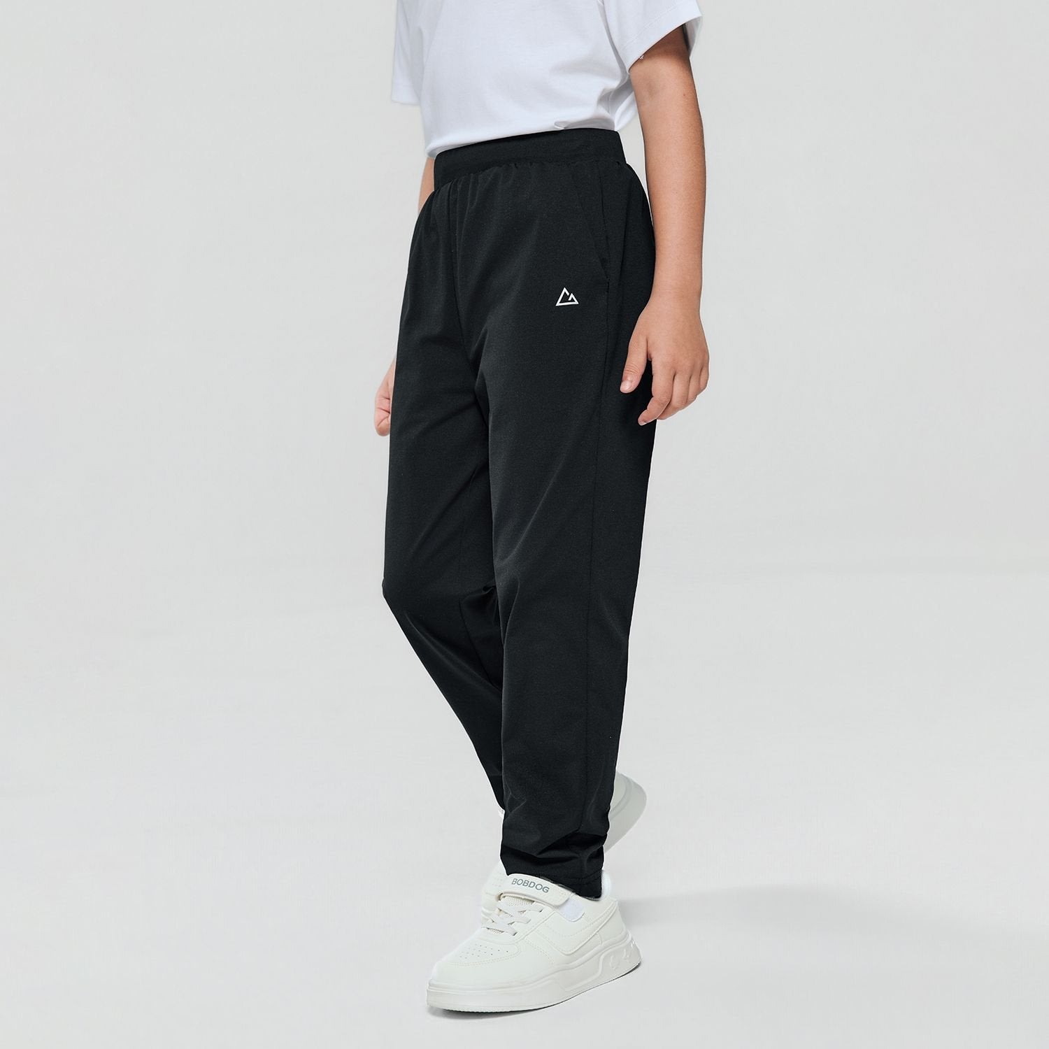 Junior Polyester Mid Rise Regular Taper Elastic Waist Jogger - Image 7