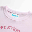 Junior's Relaxed Fit Smurfs Print Crew Neck Tee - Image 9
