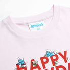 Junior's Relaxed Fit Smurfs Print Crew Neck Tee - Image 10