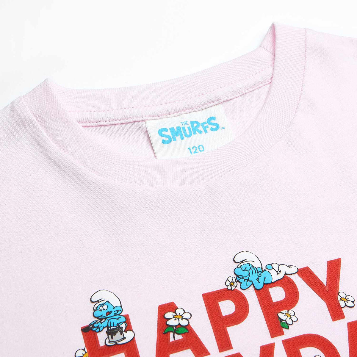 Junior's Relaxed Fit Smurfs Print Crew Neck Tee - Image 10
