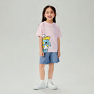 Junior's Relaxed Fit Smurfs Print Crew Neck Tee - Image 1