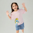 Junior's Relaxed Fit Smurfs Print Crew Neck Tee - Image 2