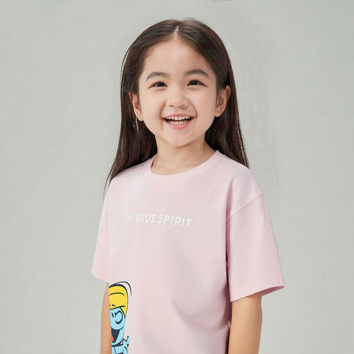 Junior's Relaxed Fit Smurfs Print Crew Neck Tee - Image 5