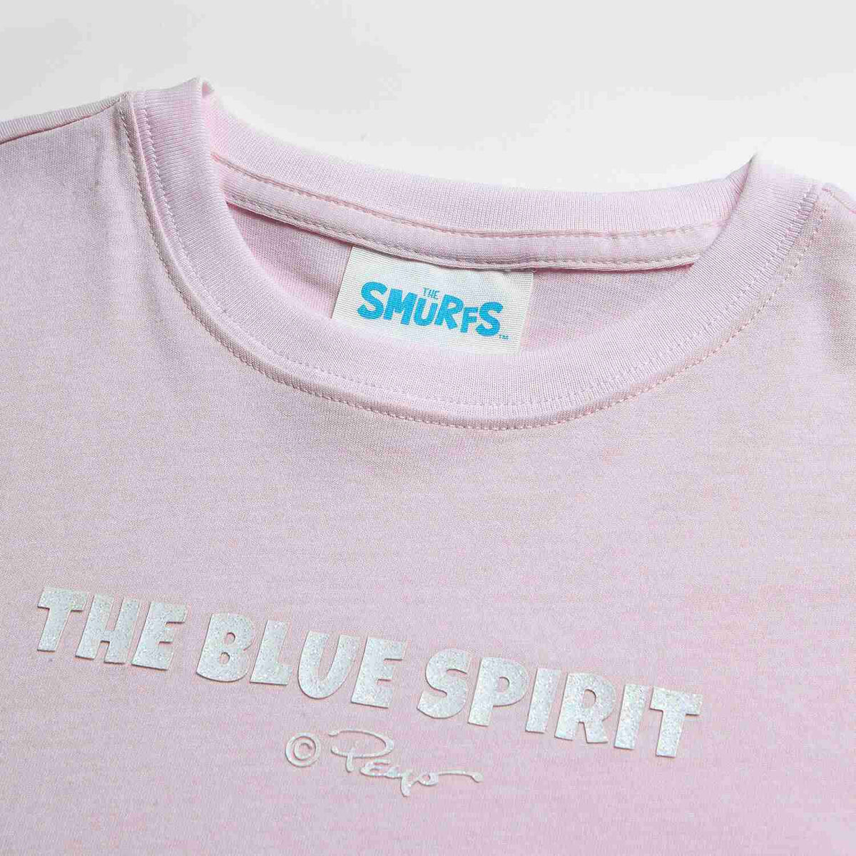 Junior's Relaxed Fit Smurfs Print Crew Neck Tee - Image 8