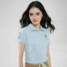 Women's Slim Fit Embroidered Napoleon Polo - Image 2