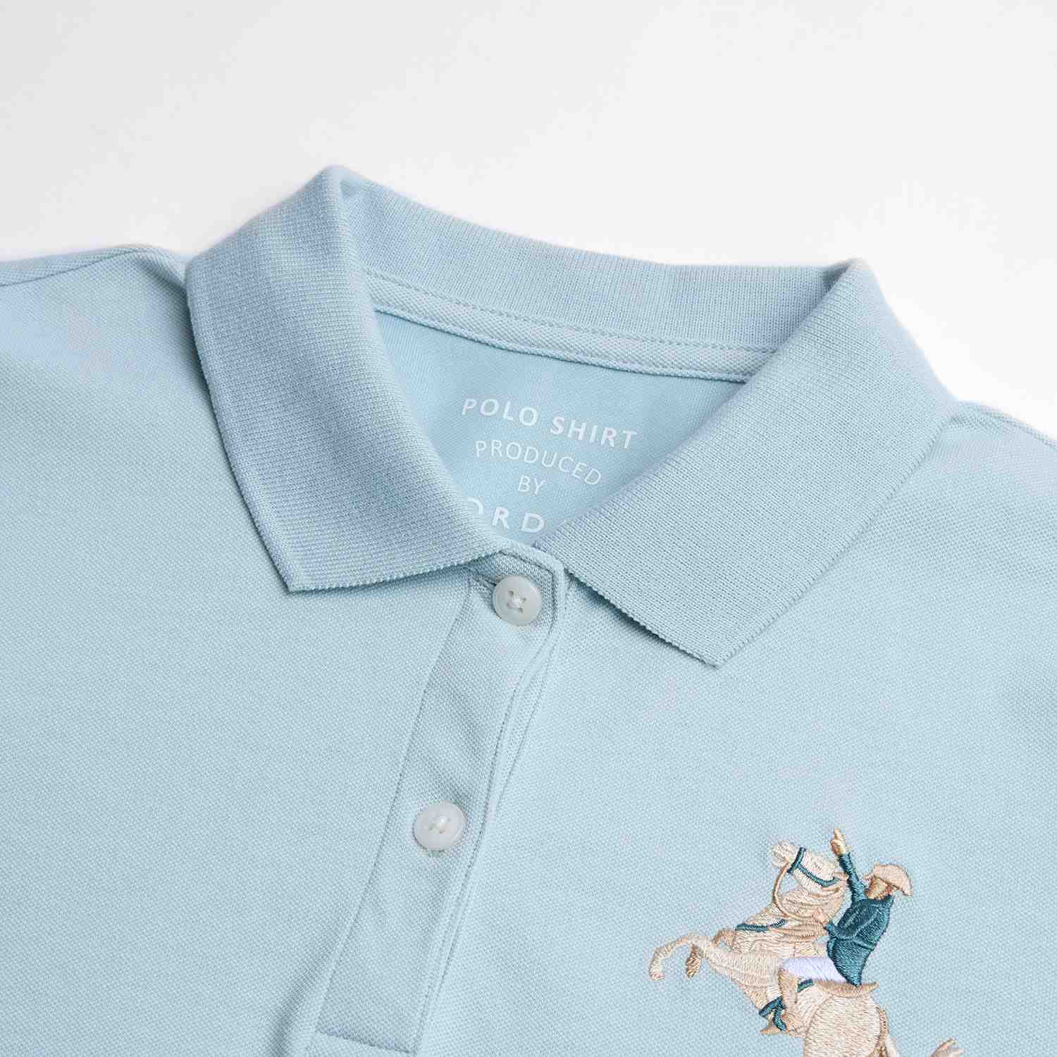 Women's Slim Fit Embroidered Napoleon Polo - Image 8