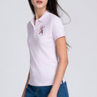 Women's Slim Fit Embroidered 3D Lion Polo - Image 2