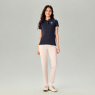 Women's Slim Fit Embroidered 3D Lion Polo - Image 1