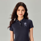 Women's Slim Fit Embroidered 3D Lion Polo - Image 4
