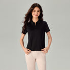 Women's Liquid Touch Regular Fit Short Sleeve Half-Zip Polo - Image 6