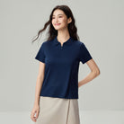 Women's Liquid Touch Regular Fit Short Sleeve Half-Zip Polo - Image 3